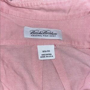 Brooks Brothers Light Pink Cotton Polo
